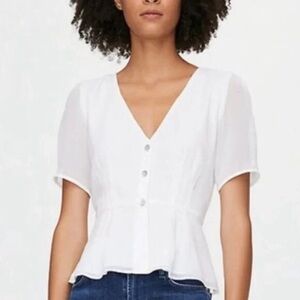 Wilfred Button-front Blouse